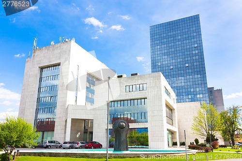 Image of Modern office buildings.