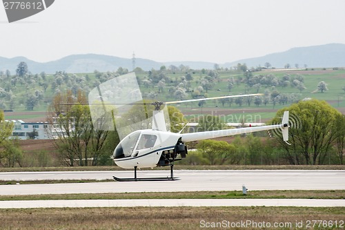 Image of Helicopter in flight