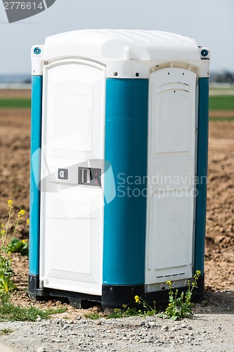 Image of Blue Portable Toilet