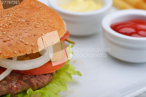 Image of hamburger