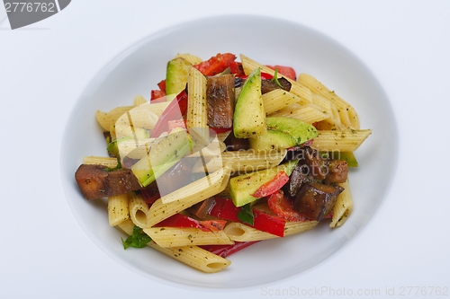 Image of Pasta with shrimps, herbs and mashrooms