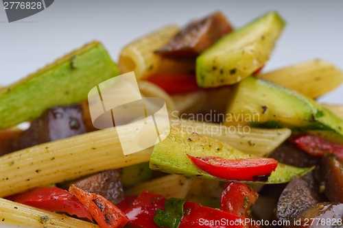 Image of Pasta with shrimps, herbs and mashrooms