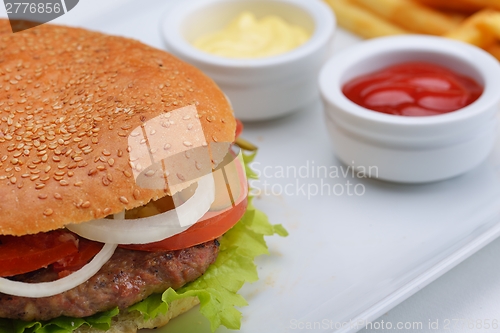 Image of hamburger