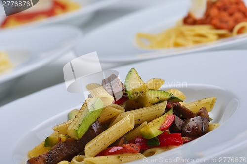 Image of Pasta with shrimps, herbs and mashrooms