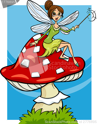 Image of elf fairy fantasy cartoon illustration