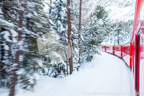 Image of Train in the snow