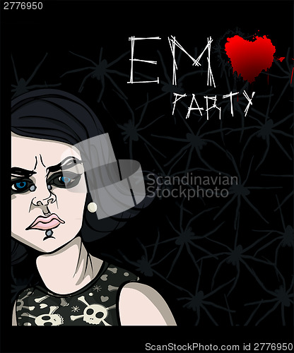 Image of EMO Party poster