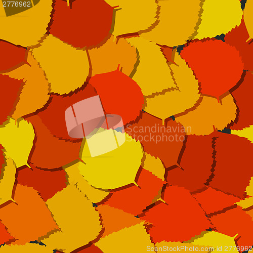 Image of Autumn leaves design