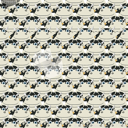 Image of Stacked cows pattern