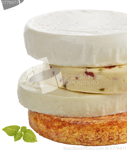Image of Cheese Isolated On White Background 