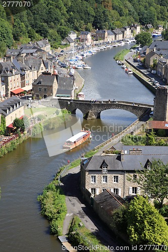 Image of Dinan on the Rance, Brittany, France