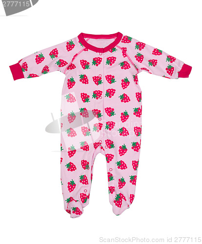 Image of Clothing for newborns with strawberry pattern