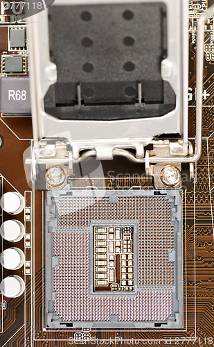 Image of slot for the processor 1150