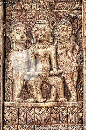 Image of bhaktapur tantric wood carving