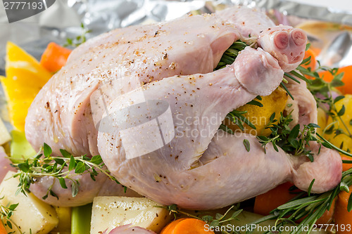 Image of Oven ready chicken for roasting