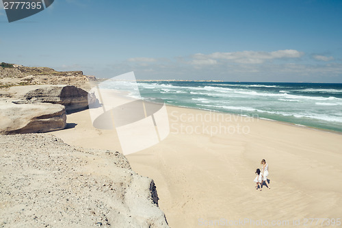 Image of Walking on the beach