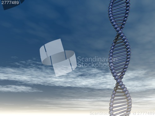 Image of DNA strands