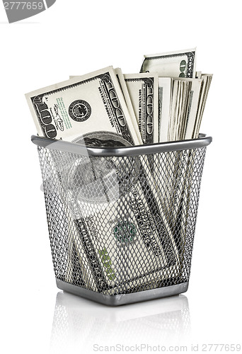 Image of Money in a basket