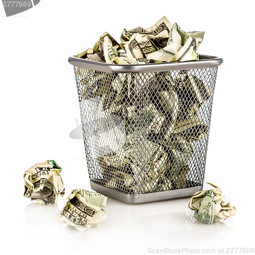 Image of Money in a basket