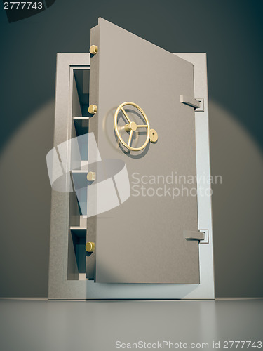 Image of safe open
