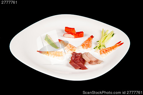 Image of Japanese seafood for sushi