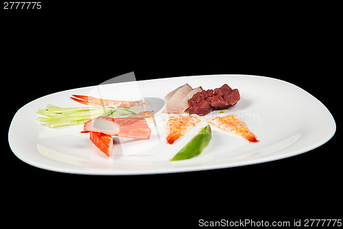 Image of Japanese seafood for sushi