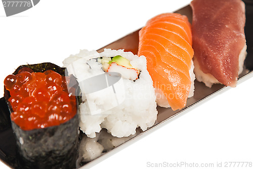 Image of Japanese seafood sushi