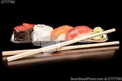 Image of Japanese seafood sushi