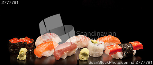 Image of Japanese seafood sushi