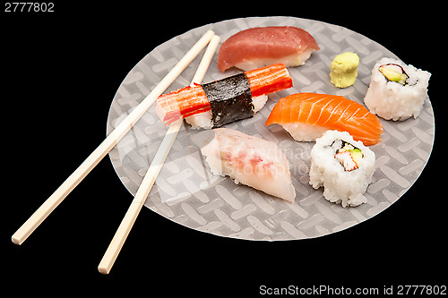 Image of Japanese seafood sushi