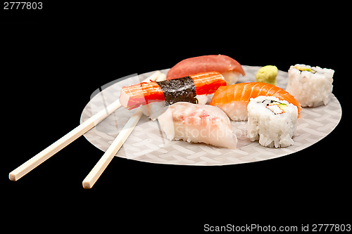 Image of Japanese seafood sushi