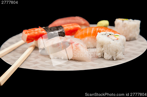 Image of Japanese seafood sushi