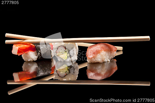 Image of Japanese seafood sushi