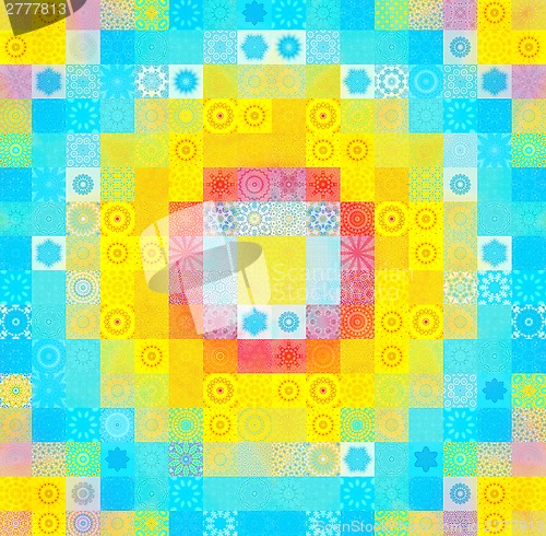 Image of Color background with abstract mosaic