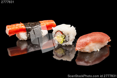 Image of Japanese seafood sushi