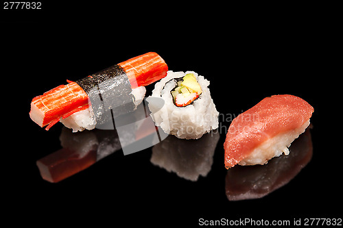 Image of Japanese seafood sushi