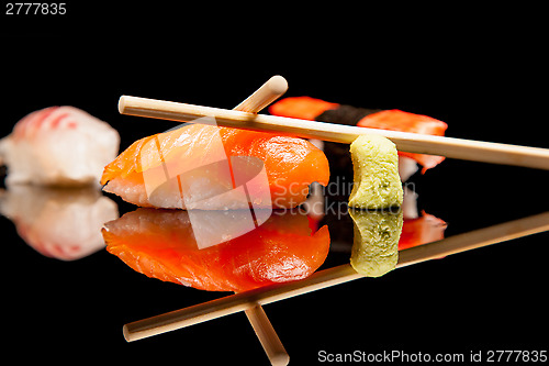 Image of Japanese seafood sushi