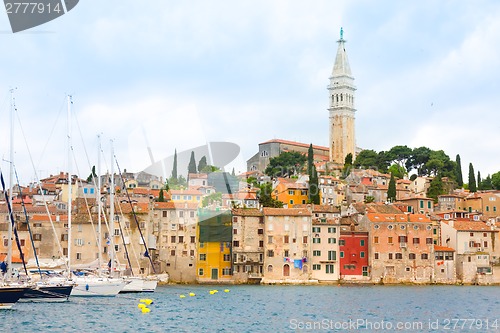 Image of Coastal town of Rovinj, Istria, Croatia.