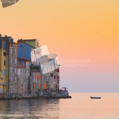 Image of Coastal town of Rovinj, Istria, Croatia.