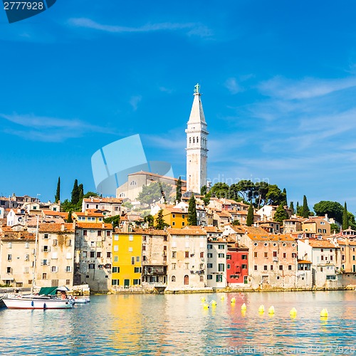 Image of Coastal town of Rovinj, Istria, Croatia.