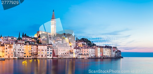 Image of Coastal town of Rovinj, Istria, Croatia.