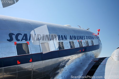 Image of SAS DC-3 airplane