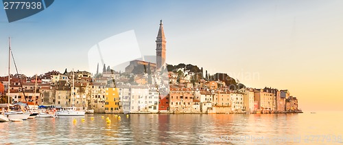 Image of Coastal town of Rovinj, Istria, Croatia.