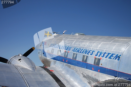 Image of SAS DC-3 airplane