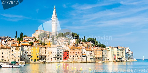 Image of Coastal town of Rovinj, Istria, Croatia.