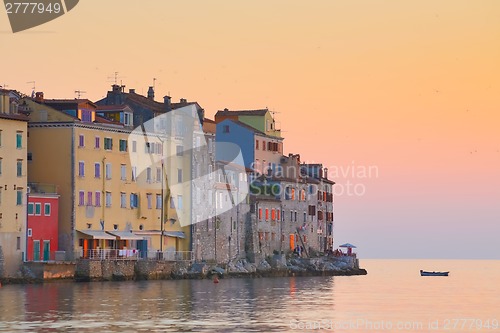 Image of Coastal town of Rovinj, Istria, Croatia.