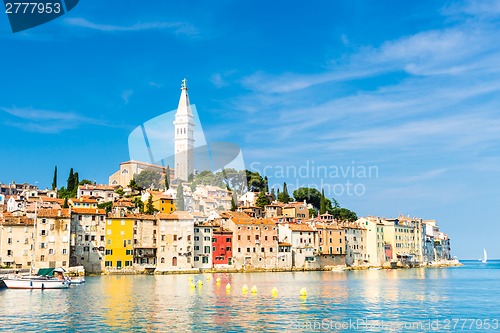 Image of Coastal town of Rovinj, Istria, Croatia.