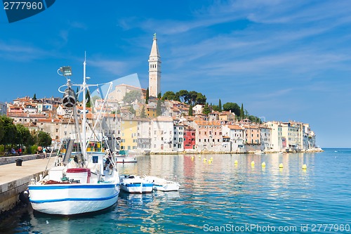 Image of Coastal town of Rovinj, Istria, Croatia.