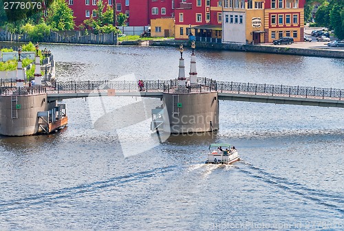 Image of Kaliningrad. Bridge "Yubileiniy". Russia