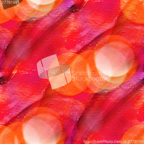 Image of bokeh red, brown colorful pattern water texture paint abstract s